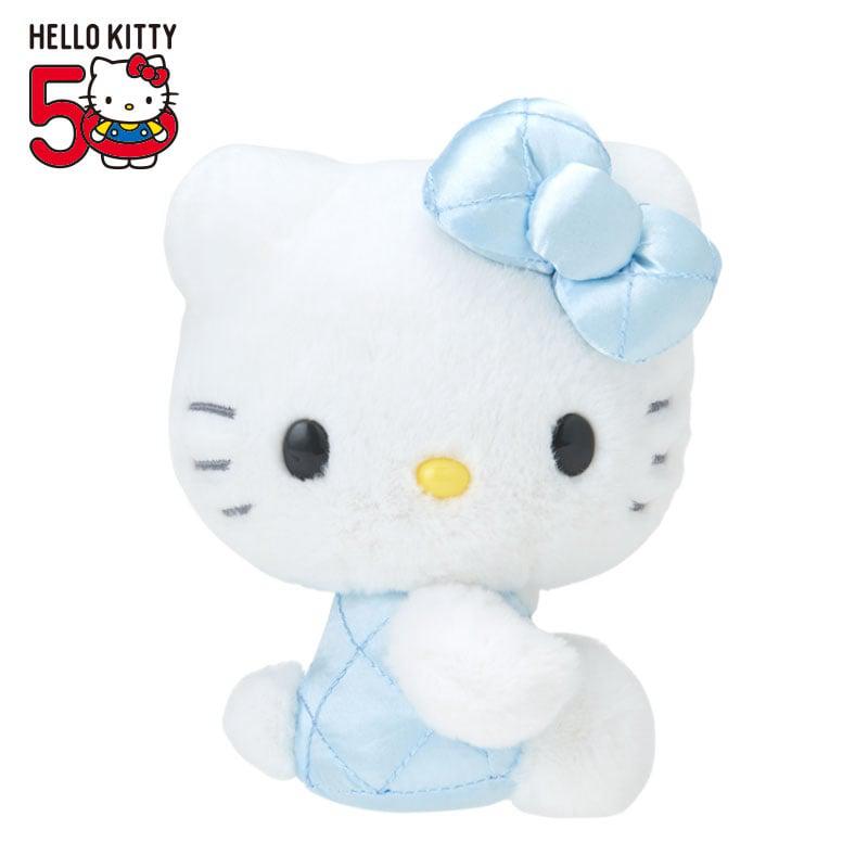 Sanrio Characters Sanrio Hello Kitty 50th Anniv. Plush Mascot (Quilted Blue) Plushies  Saudi Arabia |  AW3420659