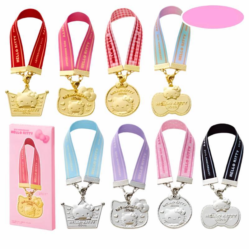 Sanrio Characters Sanrio Hello Kitty 50th Anniv. Mini-Medal Charm Blind Box  Saudi Arabia |  GQ9204671