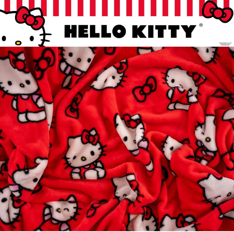 Sanrio Characters Sanrio Hello Kitty Always Red Cozy Throw Blanket  Saudi Arabia |  WN0146732