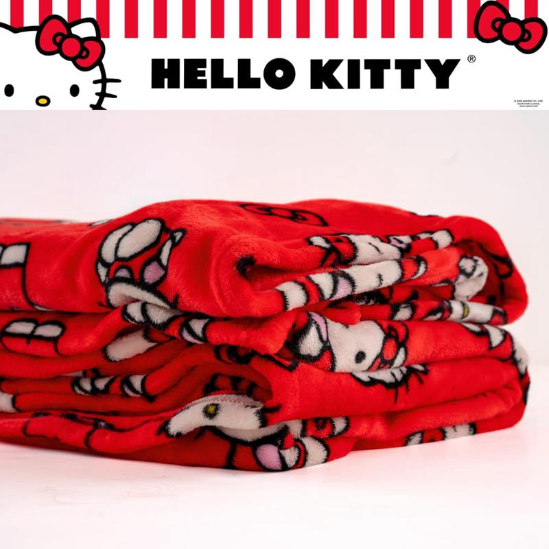 Sanrio Characters Sanrio Hello Kitty Always Red Cozy Throw Blanket  Saudi Arabia |  WN0146732