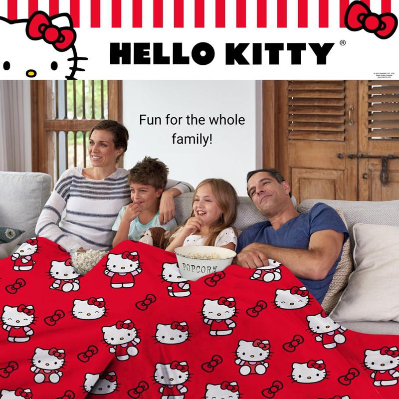 Sanrio Characters Sanrio Hello Kitty Always Red Cozy Throw Blanket  Saudi Arabia |  WN0146732