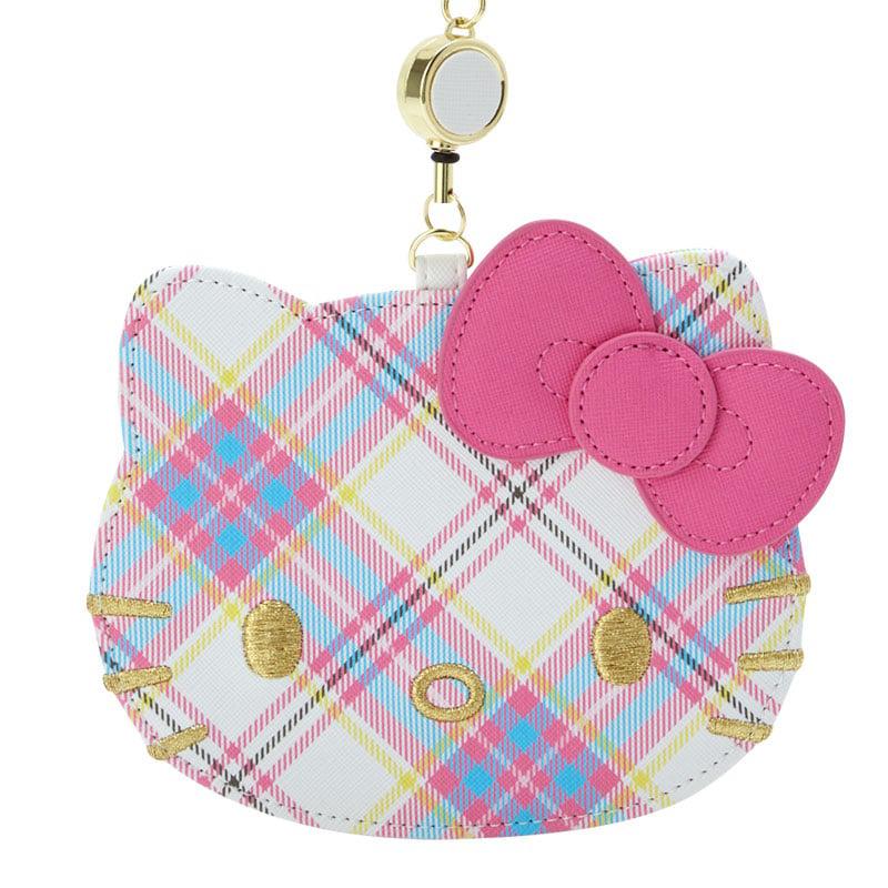 Sanrio Characters Sanrio Hello Kitty Card with Reel (Hello Kitty Dress Tartan Series) Keychain  Saudi Arabia |  TD2478530