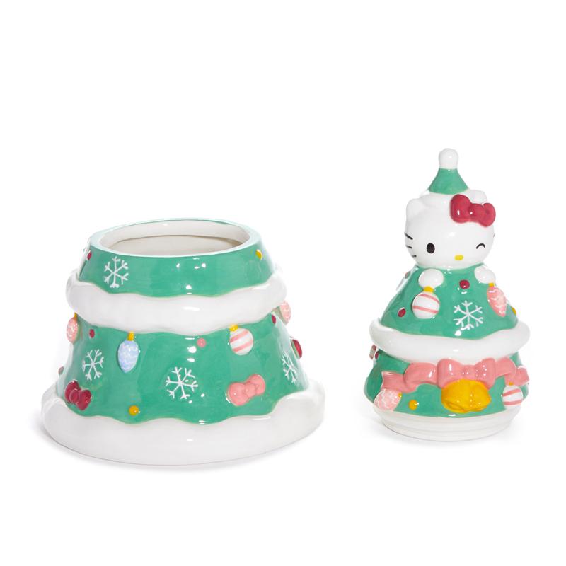 Sanrio Characters Sanrio Hello Kitty Ceramic Holiday Tree Cookie Jar  Saudi Arabia |  YC9658072