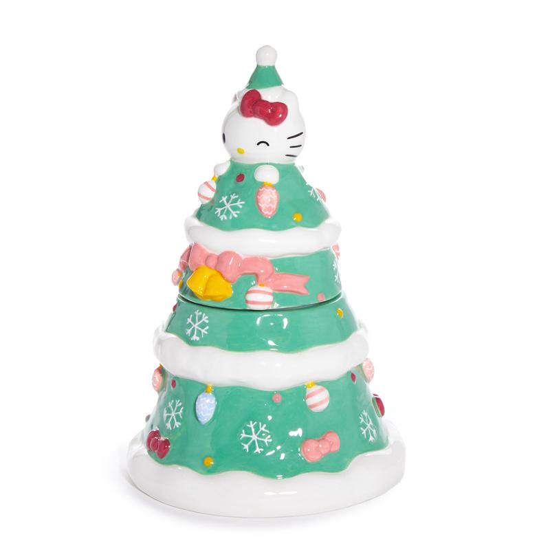 Sanrio Characters Sanrio Hello Kitty Ceramic Holiday Tree Cookie Jar  Saudi Arabia |  YC9658072