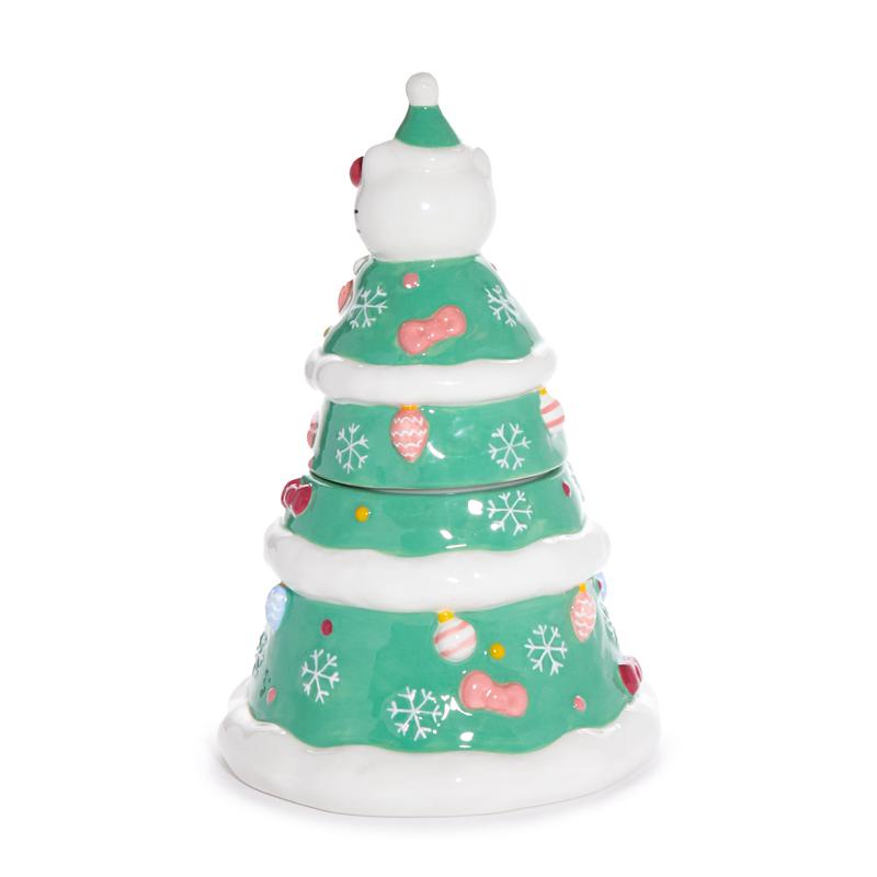 Sanrio Characters Sanrio Hello Kitty Ceramic Holiday Tree Cookie Jar  Saudi Arabia |  YC9658072