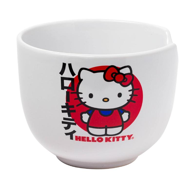 Sanrio Characters Sanrio Hello Kitty Ceramic Ramen Bowl and Chopstick Set (Japan Logo) Bowl  Saudi Arabia |  YK8476351