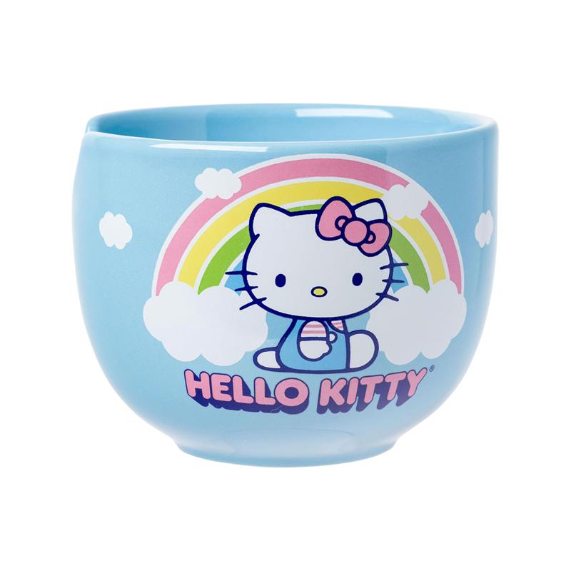 Sanrio Characters Sanrio Hello Kitty Ceramic Ramen Bowl and Chopstick Set (Rainbow) Bowl  Saudi Arabia |  JI1802439