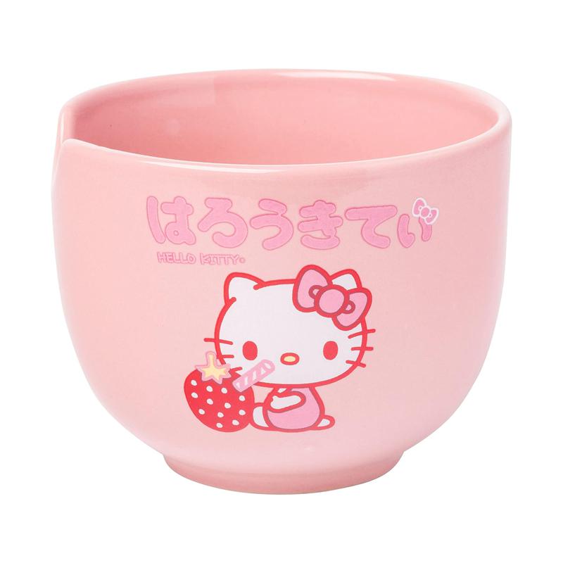Sanrio Characters Sanrio Hello Kitty Ceramic Ramen Bowl and Chopstick Set (Strawberry Milk) Bowl  Saudi Arabia |  KO4620193