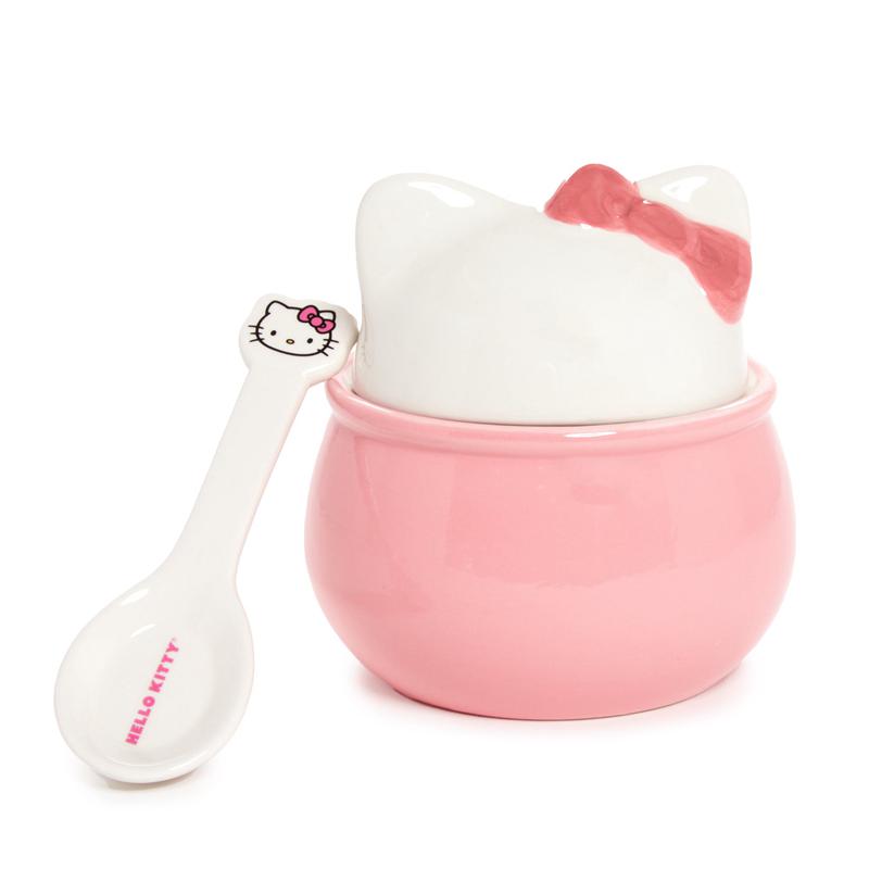 Sanrio Characters Sanrio Hello Kitty Ceramic Sculpted Bowl and Spoon Set Bowl  Saudi Arabia |  EH5382194