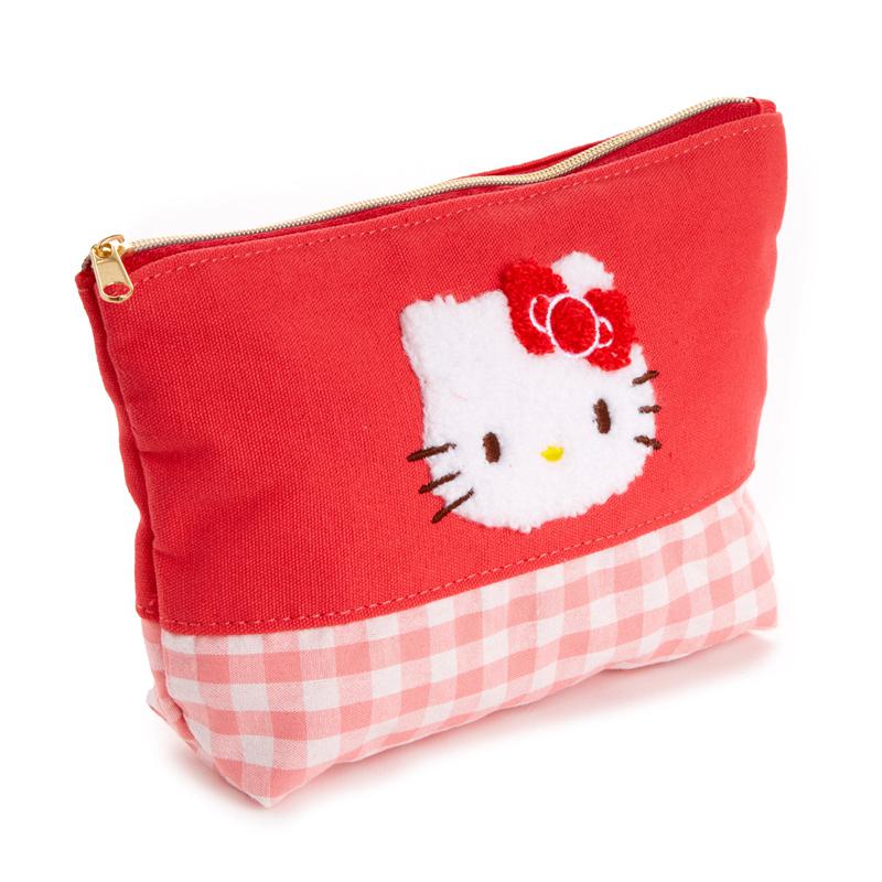 Sanrio Characters Sanrio Hello Kitty Chenille Gingham Zipper Pouch  Saudi Arabia |  QL0471368
