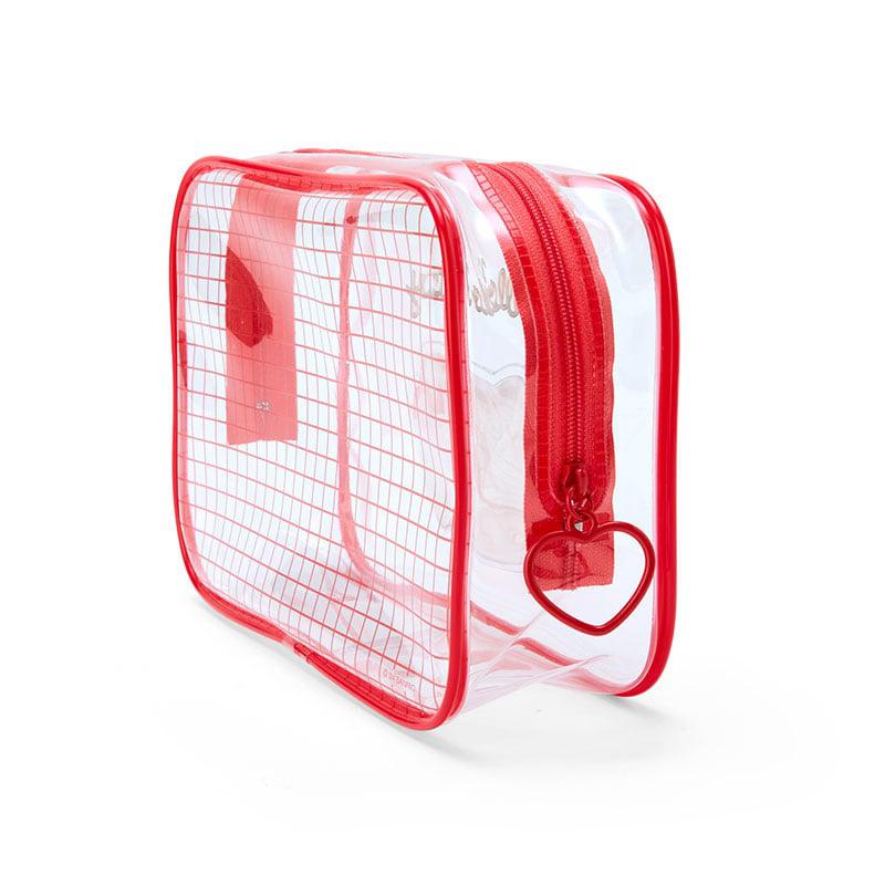 Sanrio Characters Sanrio Hello Kitty Clear Grid Zipper Pouch  Saudi Arabia |  SU8402659