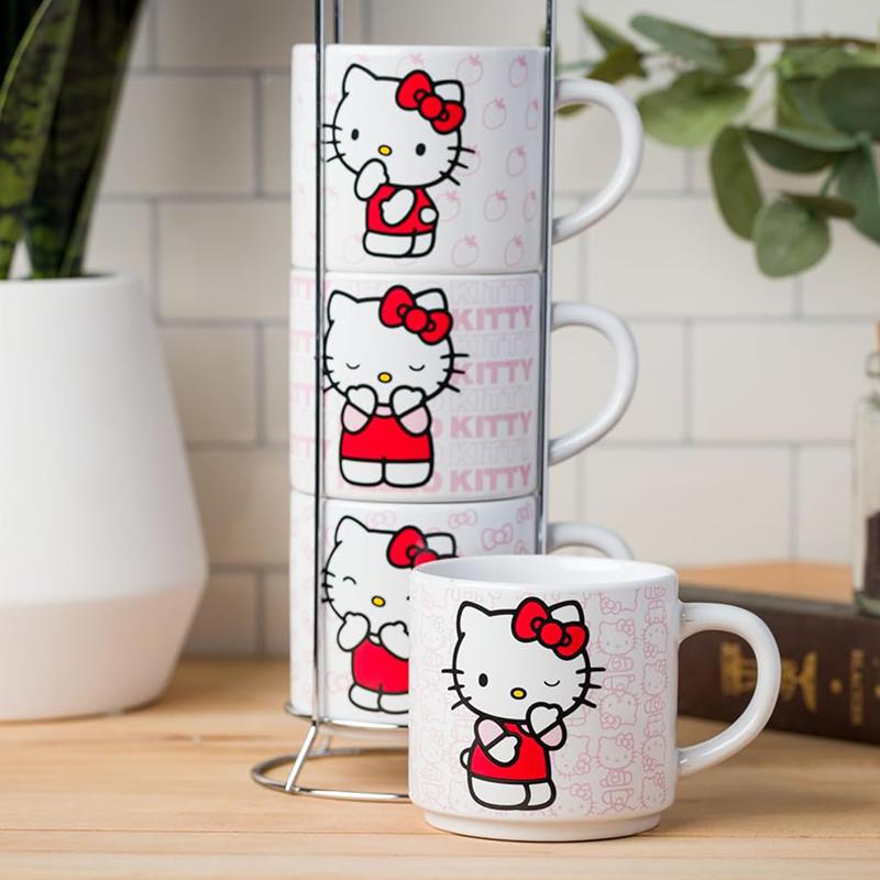 Sanrio Characters Sanrio Hello Kitty Expressions 5-Piece Ceramic Stack Mug  Saudi Arabia |  IP5872943