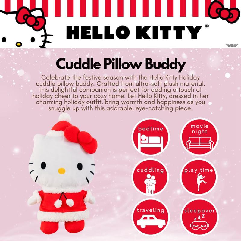 Sanrio Characters Sanrio Hello Kitty Holiday Plush Cuddle Buddy Plushies  Saudi Arabia |  FS7382519