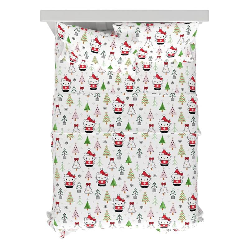 Sanrio Characters Sanrio Hello Kitty Holiday Cotton Flannel Sheet Set Flannel Sheet Set  Saudi Arabia |  LA3984125