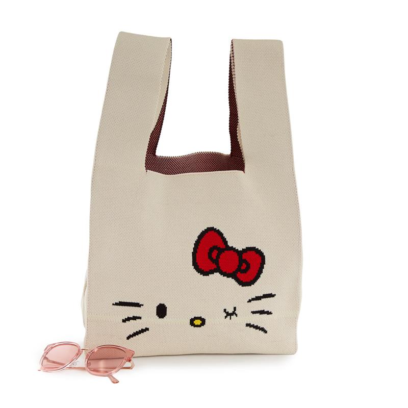 Sanrio Characters Sanrio Hello Kitty Knit (White) Shopper Bag  Saudi Arabia |  FU1540963