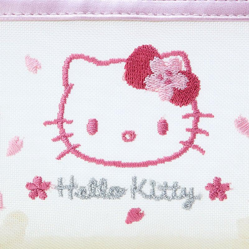 Sanrio Characters Sanrio Hello Kitty Mesh Zipper (Pink Sakura Series) Pouch  Saudi Arabia |  XJ3586709