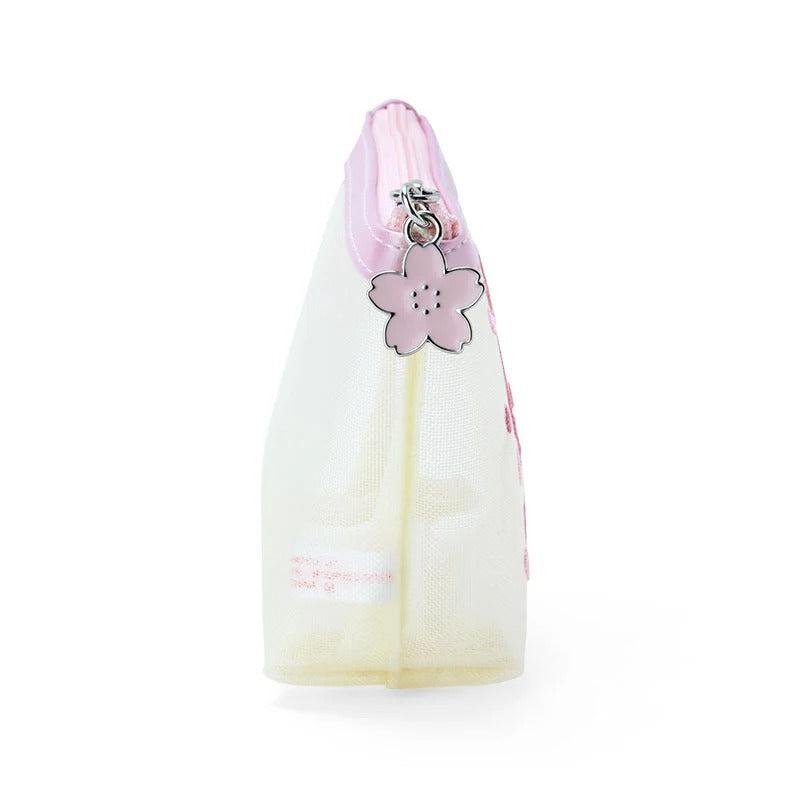 Sanrio Characters Sanrio Hello Kitty Mesh Zipper (Pink Sakura Series) Pouch  Saudi Arabia |  XJ3586709