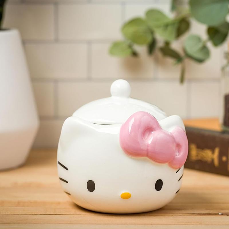Sanrio Characters Sanrio Hello Kitty Pink Bow Ceramic Storage Jar Storage Jar  Saudi Arabia |  UT6930742