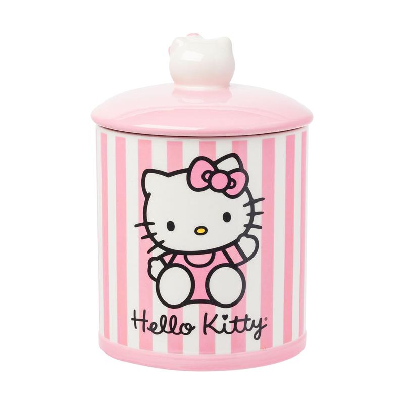 Sanrio Characters Sanrio Hello Kitty Pink Stripe Ceramic Storage Jar Storage Jar  Saudi Arabia |  FH2360179