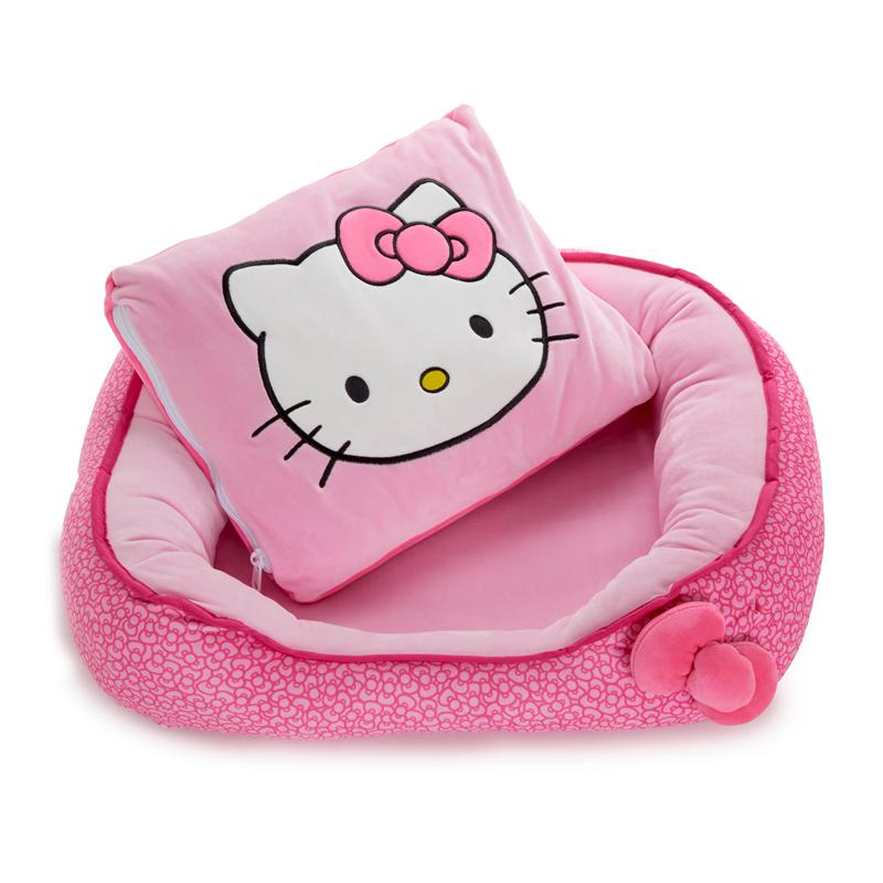 Sanrio Characters Sanrio Hello Kitty Pink Pet Bolster Bed (Small) Pet Bolster Bed  Saudi Arabia |  RF3964812