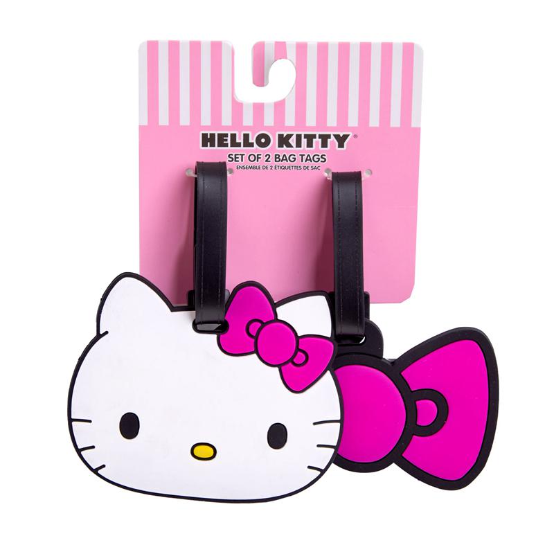 Sanrio Characters Sanrio Hello Kitty Pink Bow 2-pc Tag Set Luggage  Saudi Arabia |  NA1648325