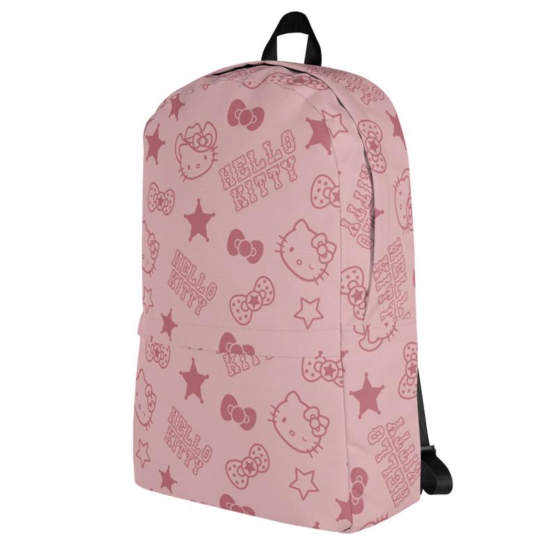 Sanrio Characters Sanrio Hello Kitty Pink Western All-over Print Backpack  Saudi Arabia |  IW3015628