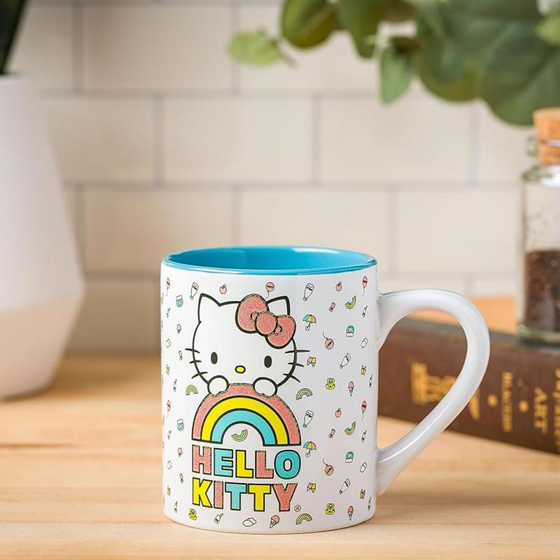 Sanrio Characters Sanrio Hello Kitty Rainbow Glitter Ceramic Mug  Saudi Arabia |  ML4572961
