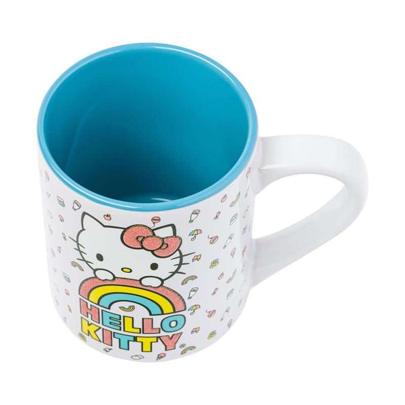 Sanrio Characters Sanrio Hello Kitty Rainbow Glitter Ceramic Mug  Saudi Arabia |  ML4572961