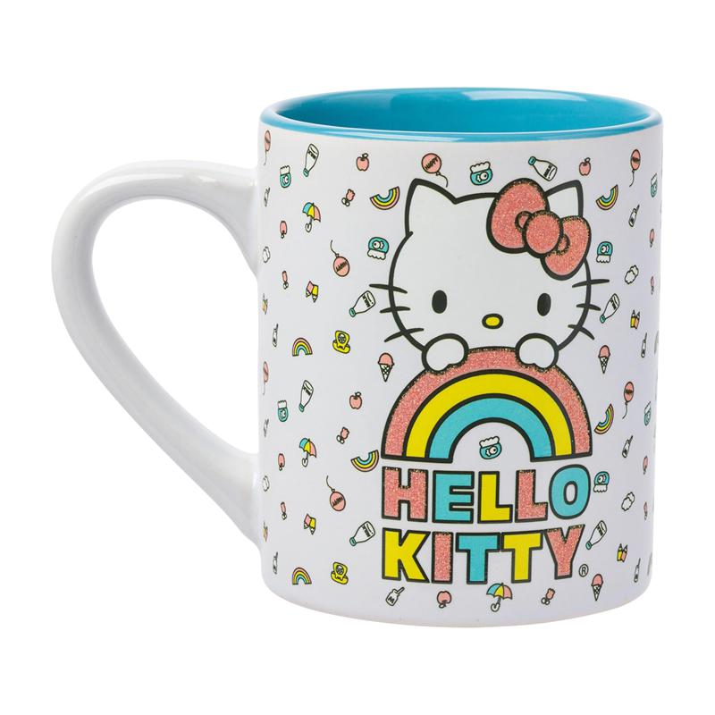 Sanrio Characters Sanrio Hello Kitty Rainbow Glitter Ceramic Mug  Saudi Arabia |  ML4572961