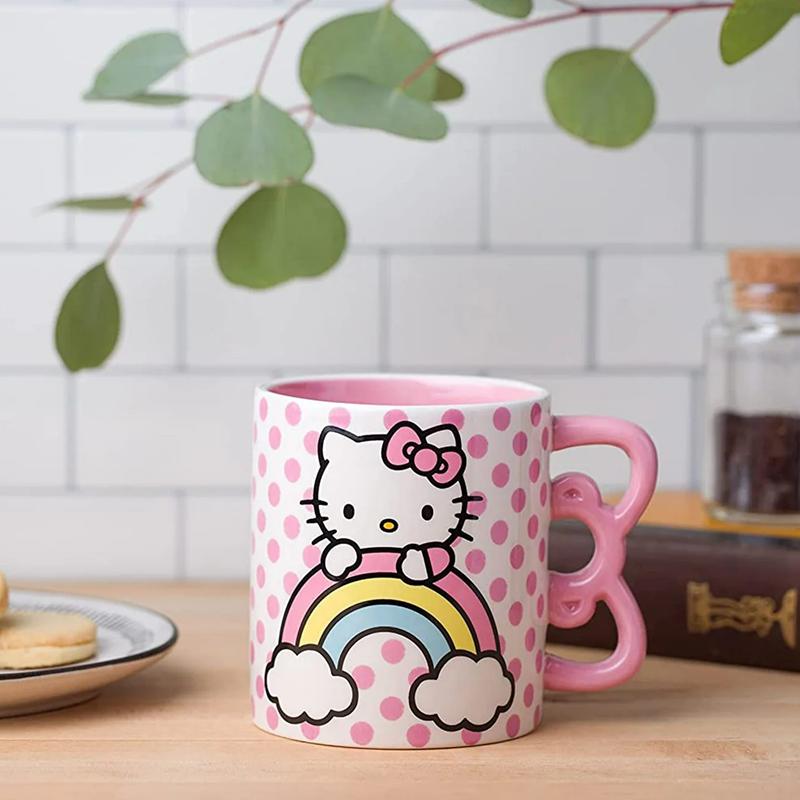 Sanrio Characters Sanrio Hello Kitty Sculpted Bow & Rainbow Ceramic Mug  Saudi Arabia |  CN3891452