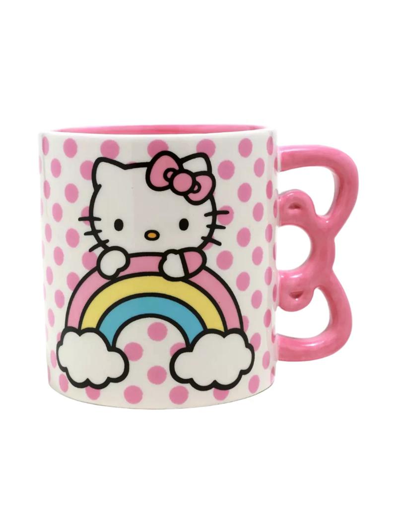 Sanrio Characters Sanrio Hello Kitty Sculpted Bow & Rainbow Ceramic Mug  Saudi Arabia |  CN3891452