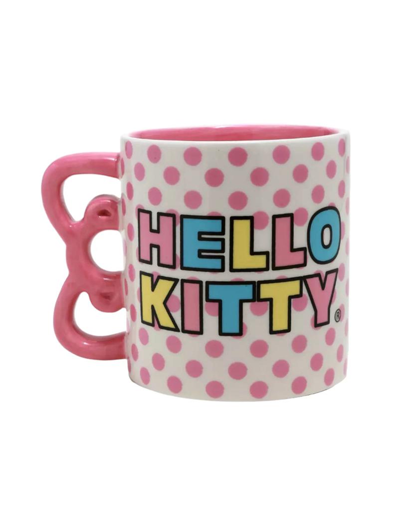 Sanrio Characters Sanrio Hello Kitty Sculpted Bow & Rainbow Ceramic Mug  Saudi Arabia |  CN3891452