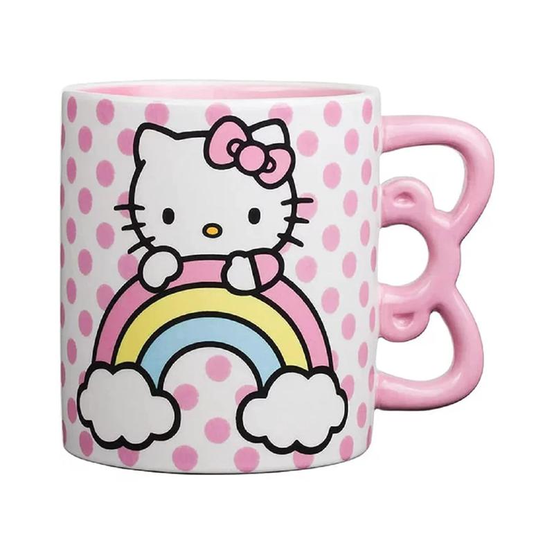 Sanrio Characters Sanrio Hello Kitty Sculpted Bow & Rainbow Ceramic Mug  Saudi Arabia |  CN3891452