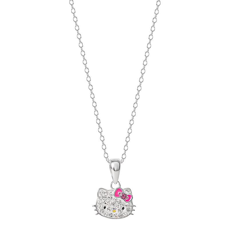 Sanrio Characters Sanrio Hello Kitty Sterling Silver Crystal Necklace  Saudi Arabia |  YZ7941368