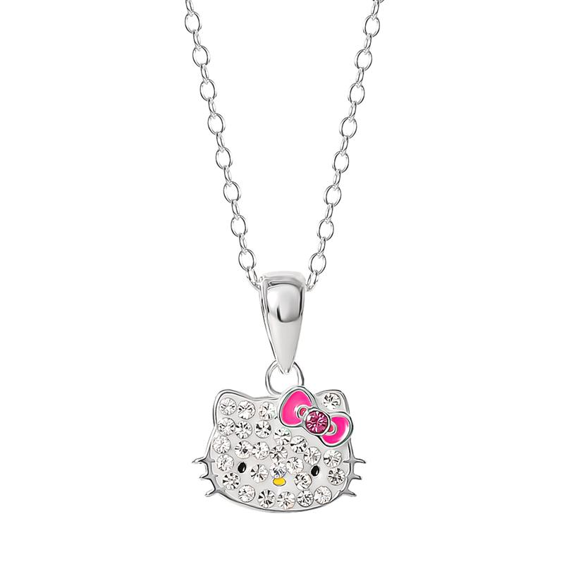 Sanrio Characters Sanrio Hello Kitty Sterling Silver Crystal Necklace  Saudi Arabia |  YZ7941368