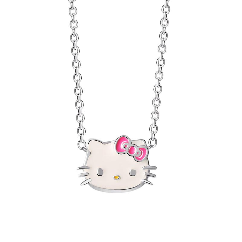 Sanrio Characters Sanrio Hello Kitty Sterling Silver Enamel Necklace  Saudi Arabia |  RZ0842176