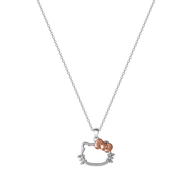 Sanrio Characters Sanrio Hello Kitty Sterling Silver Silhouette Necklace  Saudi Arabia |  YE9601258