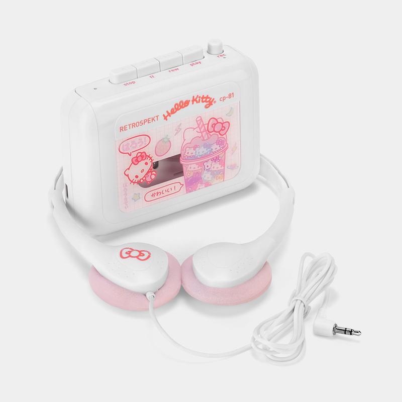 Sanrio Characters Sanrio Hello Kitty Strawberry Milk CP-81 Portable Cassette Player  Saudi Arabia |  PZ7408915