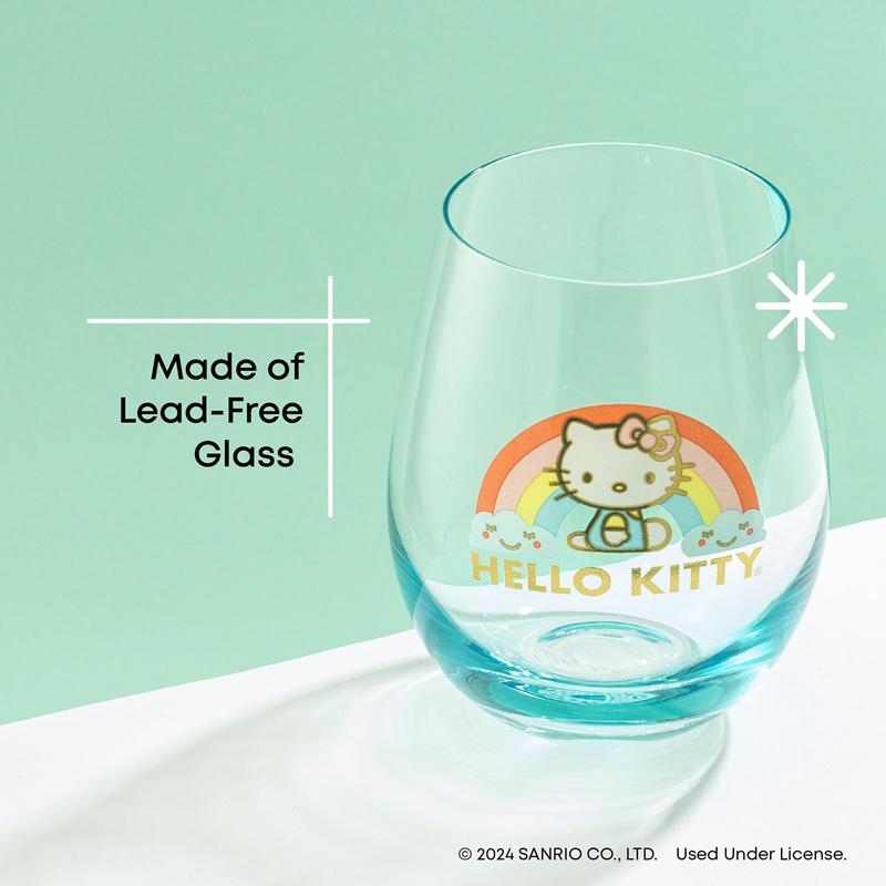 Sanrio Characters Sanrio Hello Kitty Sweet Rainbow Stemless (Set of 4) Glasses  Saudi Arabia |  MB2516834