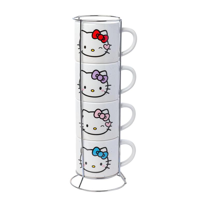 Sanrio Characters Sanrio Hello Kitty Winking Hearts 5-Piece Ceramic Stack Mug  Saudi Arabia |  SF1824759