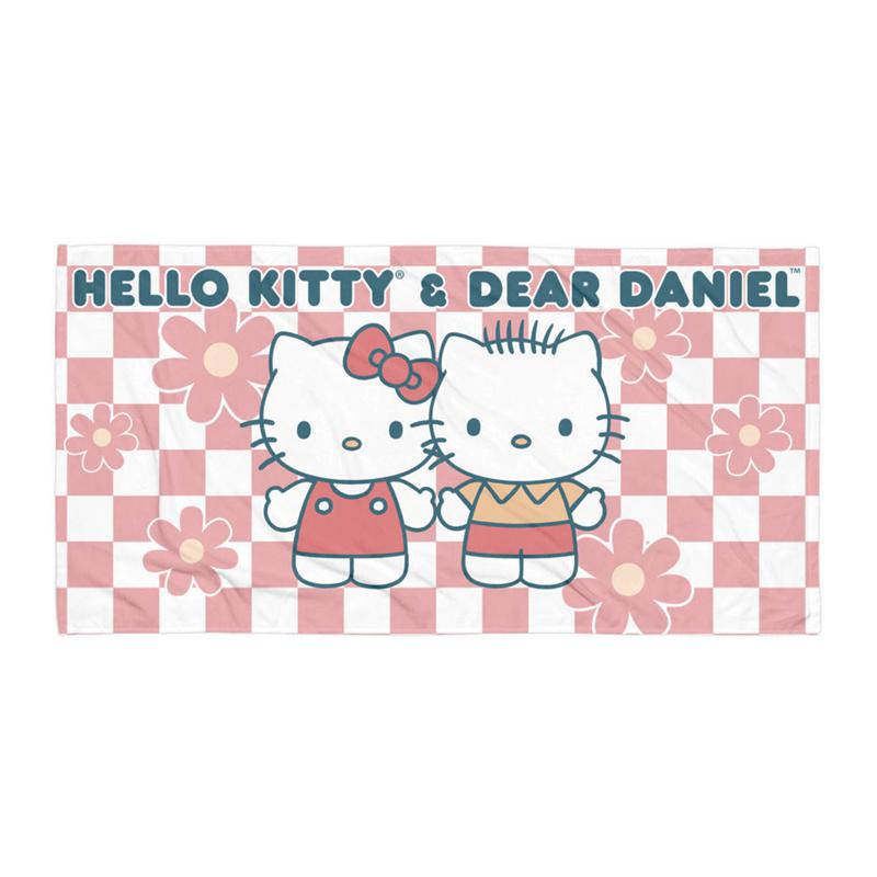 Sanrio Characters Sanrio Hello Kitty & Dear Daniel Checkerboard Beach Towel Towel  Saudi Arabia |  PN4509783