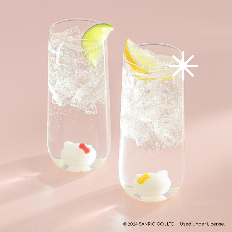 Sanrio Characters Sanrio Hello Kitty and Mimmy 3D Icon Tall Drinking (Set of 2) Glasses  Saudi Arabia |  MW6528390