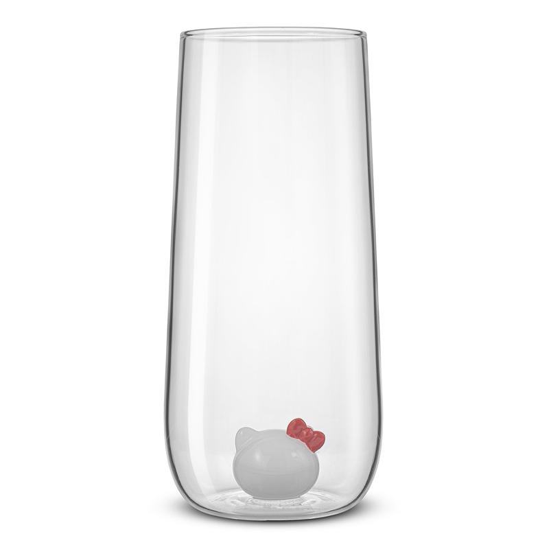 Sanrio Characters Sanrio Hello Kitty and Mimmy 3D Icon Tall Drinking (Set of 2) Glasses  Saudi Arabia |  MW6528390