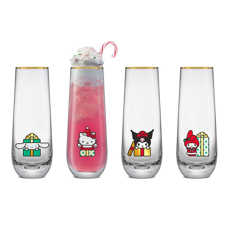 Sanrio Characters Sanrio Hello Kitty and Friends Holiday Stemless Flutes  Saudi Arabia |  SU3786524