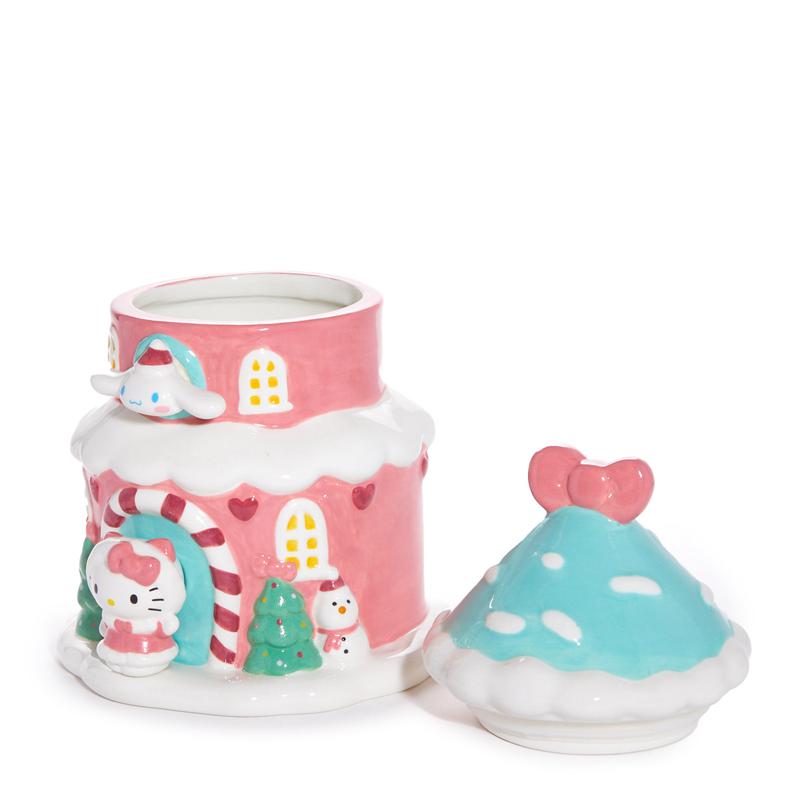 Sanrio Characters Sanrio Hello Kitty and Cinnamoroll Ceramic Holiday Cottage Cookie Jar  Saudi Arabia |  EP8415396
