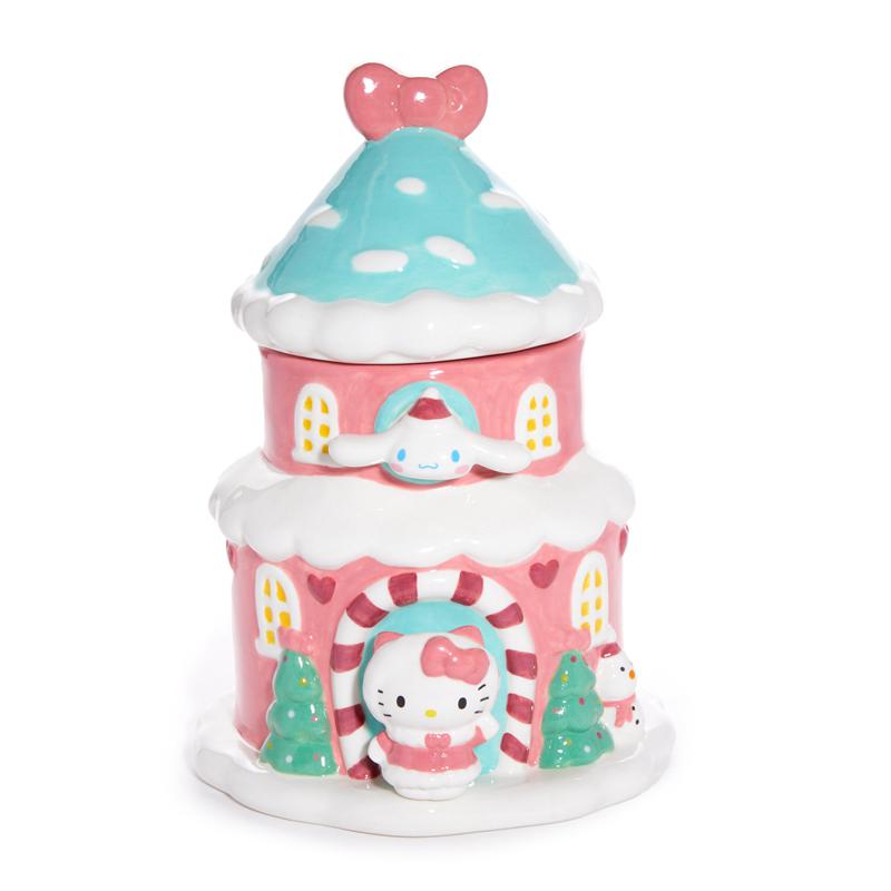 Sanrio Characters Sanrio Hello Kitty and Cinnamoroll Ceramic Holiday Cottage Cookie Jar  Saudi Arabia |  EP8415396