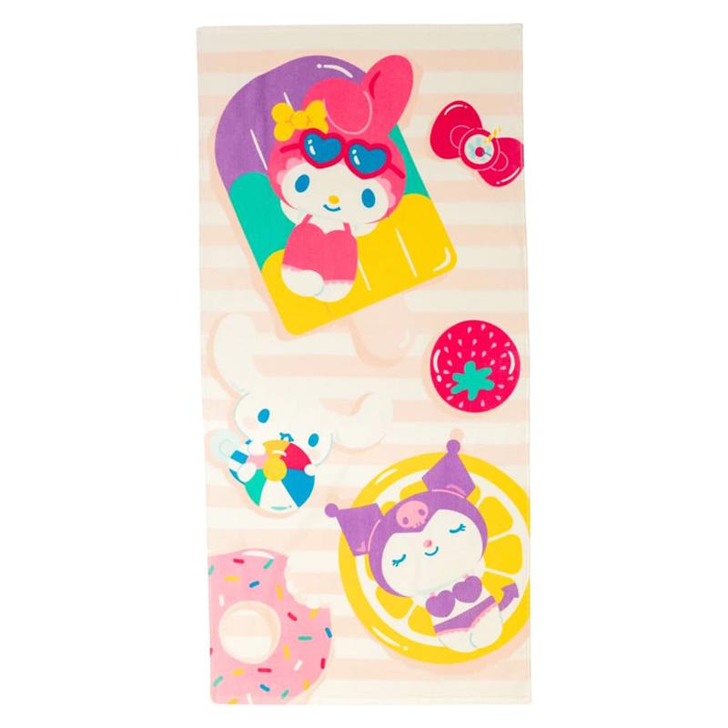 Sanrio Characters Sanrio Hello Kitty and Friends Ice Cream Float Beach Towel Towel  Saudi Arabia |  IU9531402