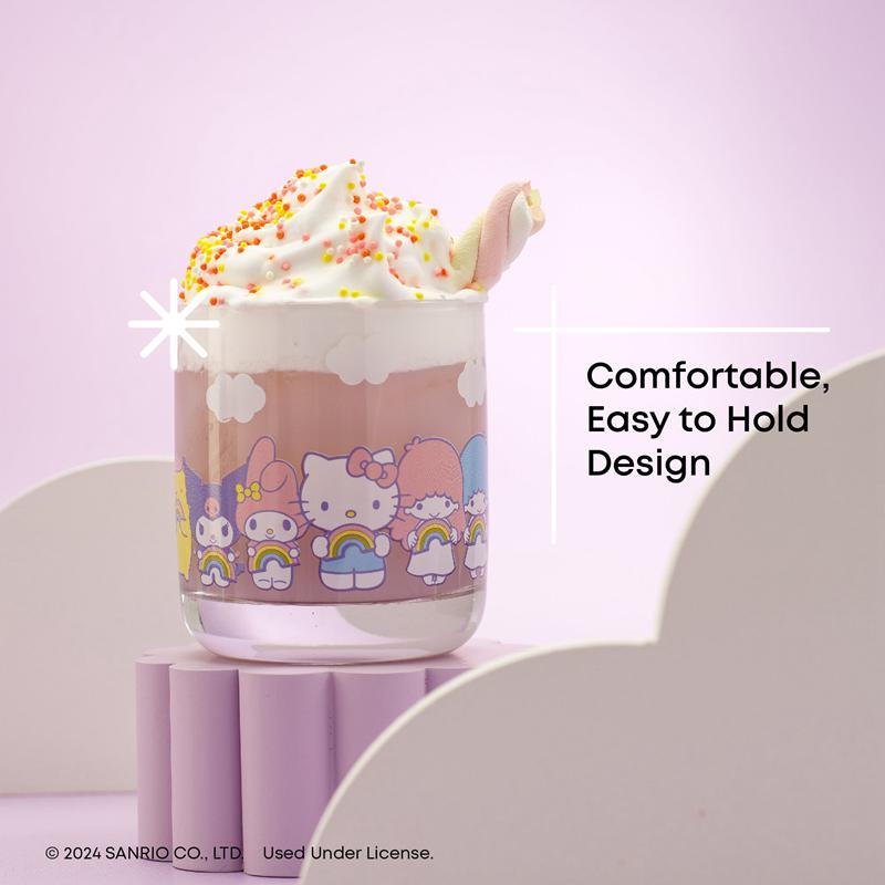 Sanrio Characters Sanrio Hello Kitty and Friends Rainbow Short Drinking (Set of 4) Glasses  Saudi Arabia |  YC7691358