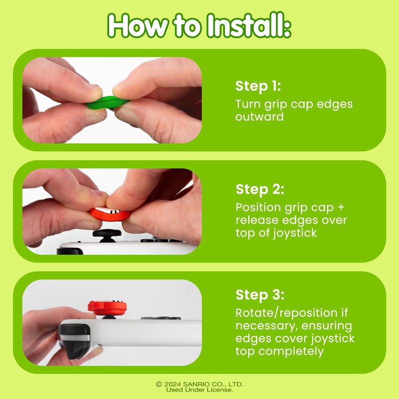 Sanrio Characters Sanrio Hello Kitty and Friends Switch Grips (Hello Kitty + Keroppi) Caps  Saudi Arabia |  BH8602135