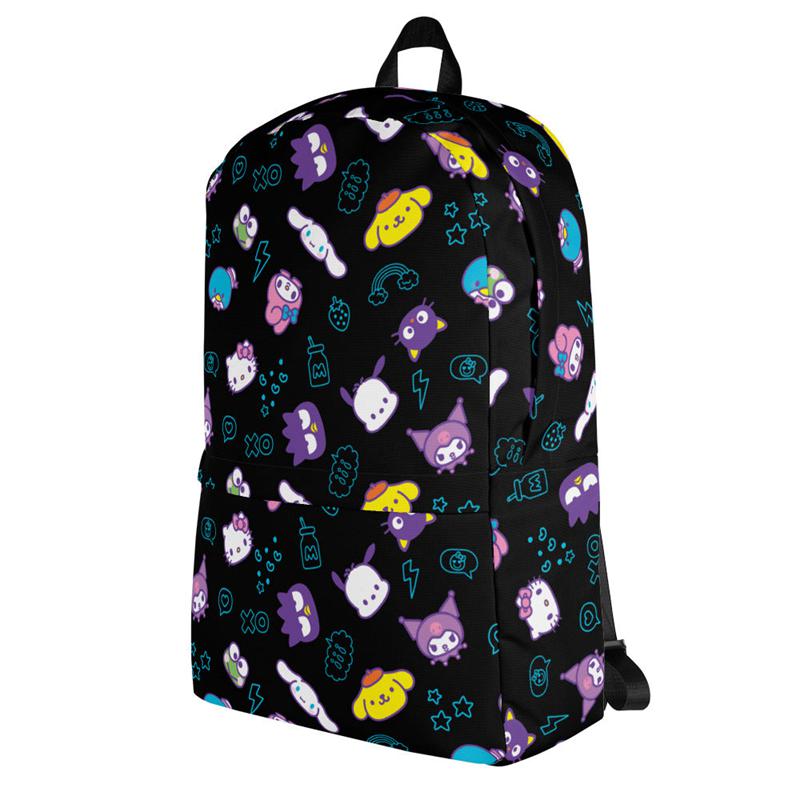 Sanrio Characters Sanrio Hello Kitty and Friends Electric Doodle All-over Print Backpack  Saudi Arabia |  FW4286753